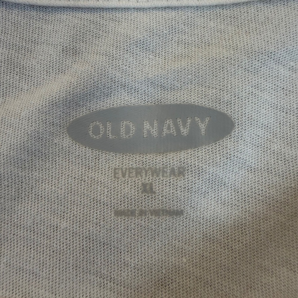 Old Navy Everywear Womens XL White USA Graphic T-Shirt Short Sleeve Patriotic - Picture 3 of 6